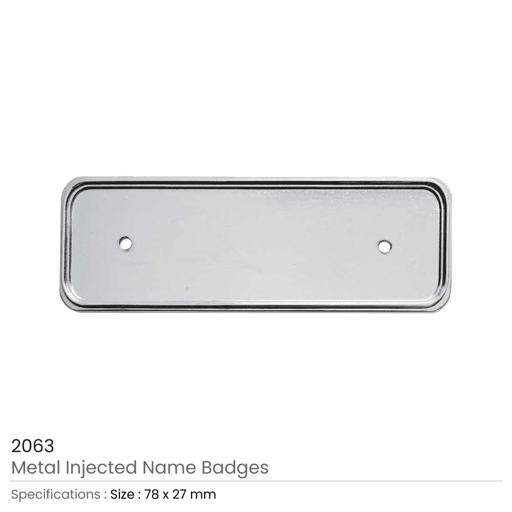 Metal Injected Name Badge 2063-N 2
