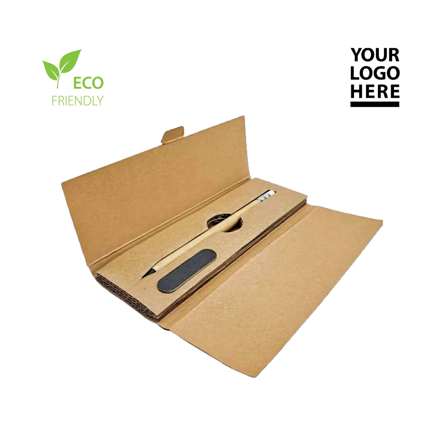 Bamboo Inkless Pens with Eraser, Writing in Black  3