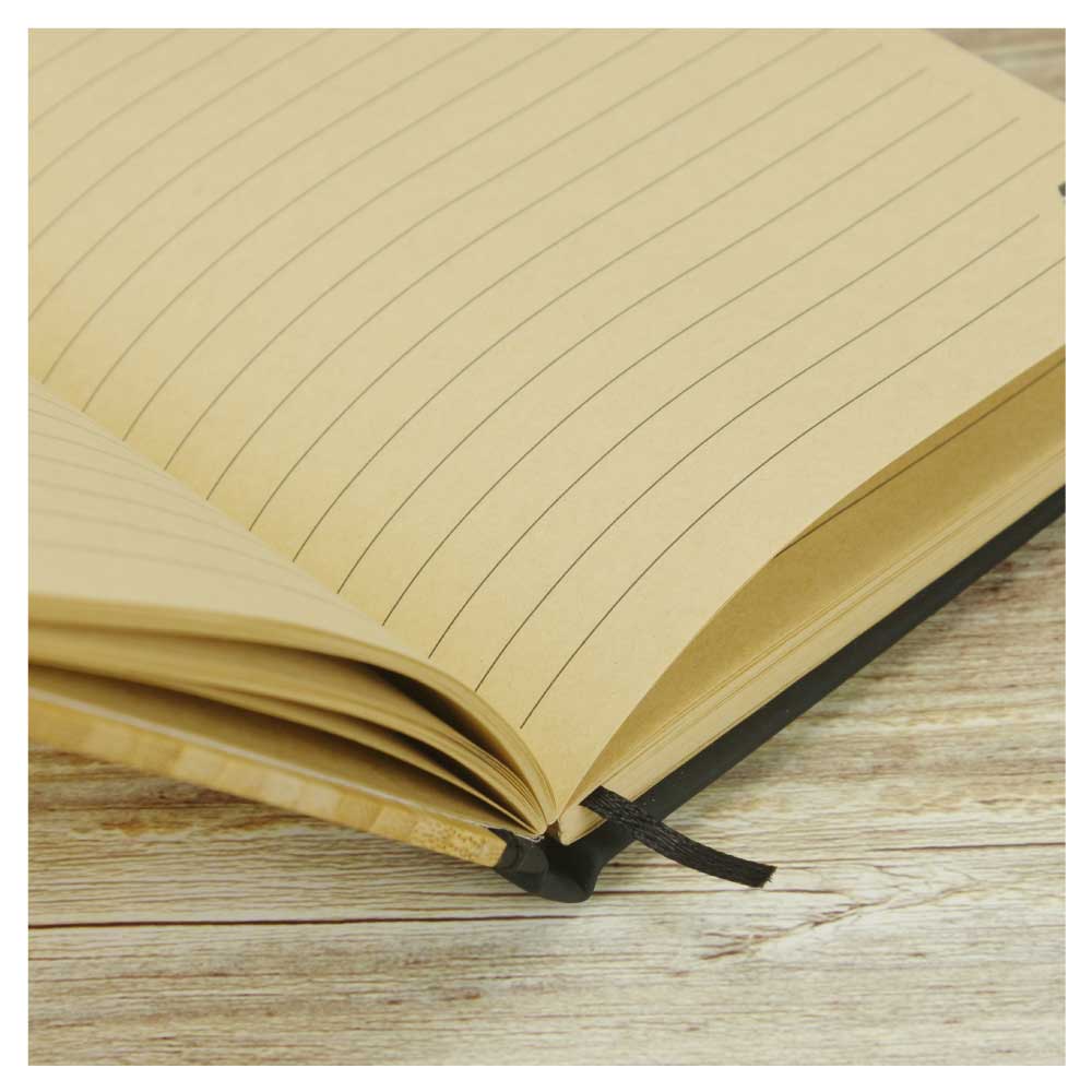 A5 size Bamboo Notebooks with Pen Loop & Page Marker 6