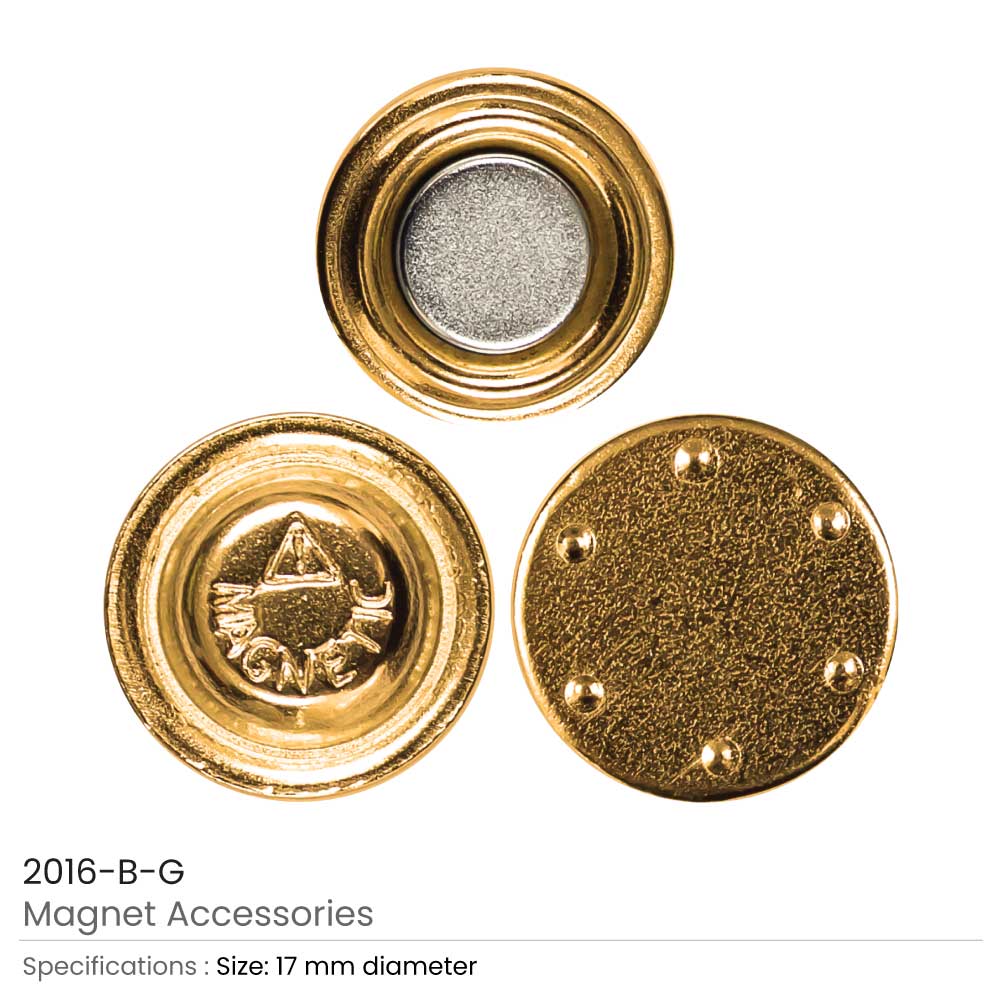 Gold Plated Round Magnets 2