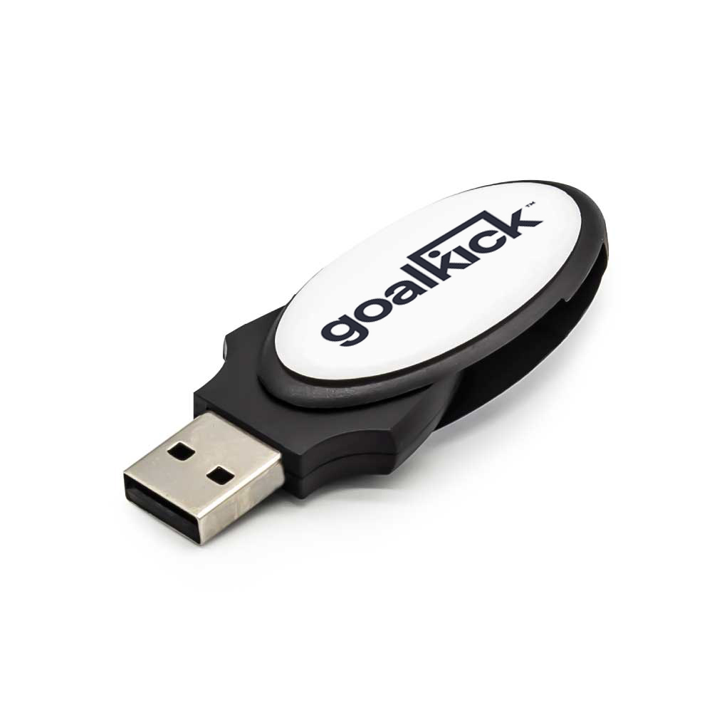 Oval Swivel USB Flash Drive USB-31 3