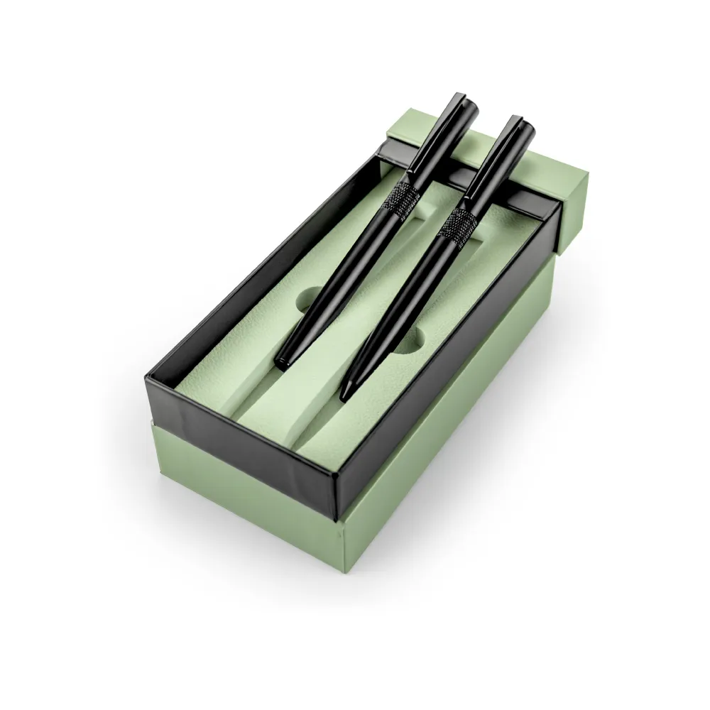 Dual Pen Box Slide to Open in Hard Cardboard Material For Pen Gift Sets 4