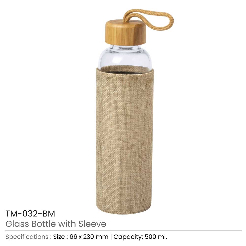 Glass Bottle with Sleeve 2