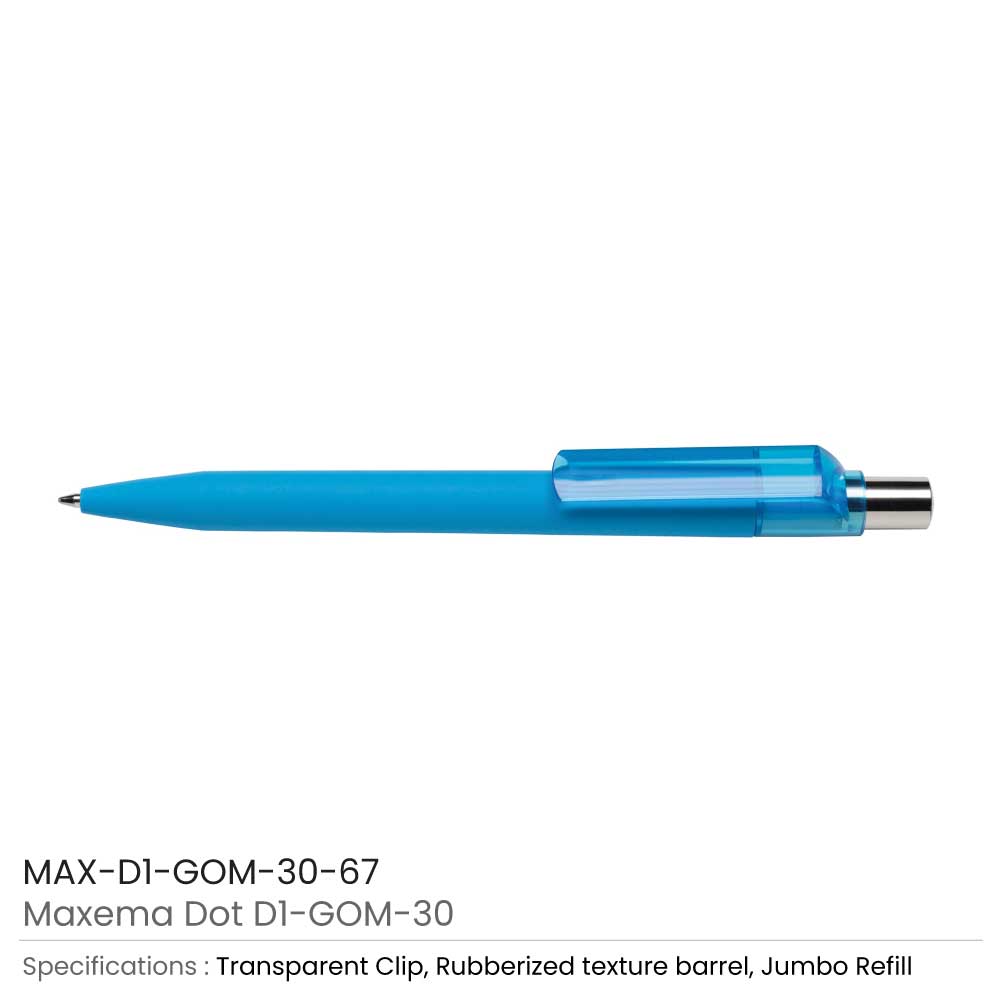 Dot Pens with Transparent Clip 20