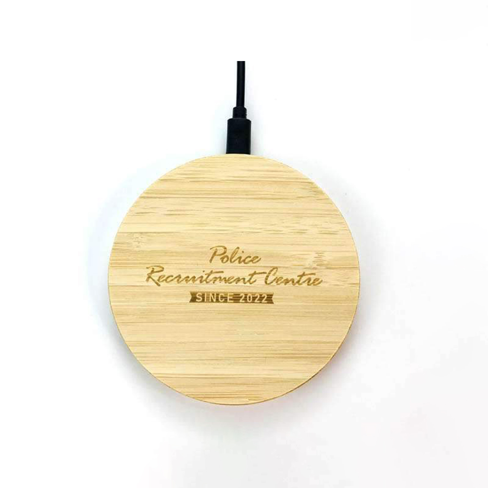 Minimalist Wooden Wireless Charger 2