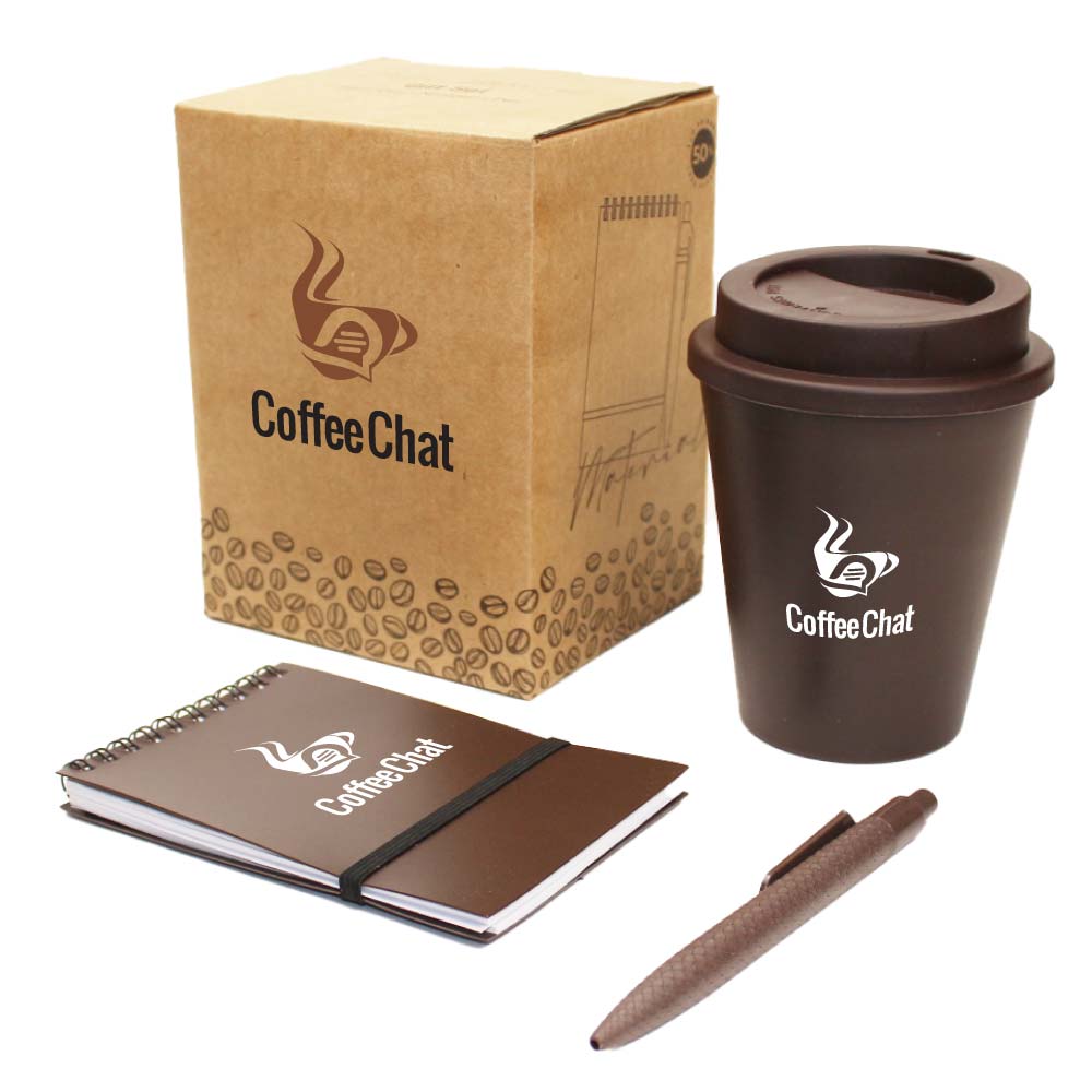  Coffee Gift Sets with Cup, Notepad, and Pen 4