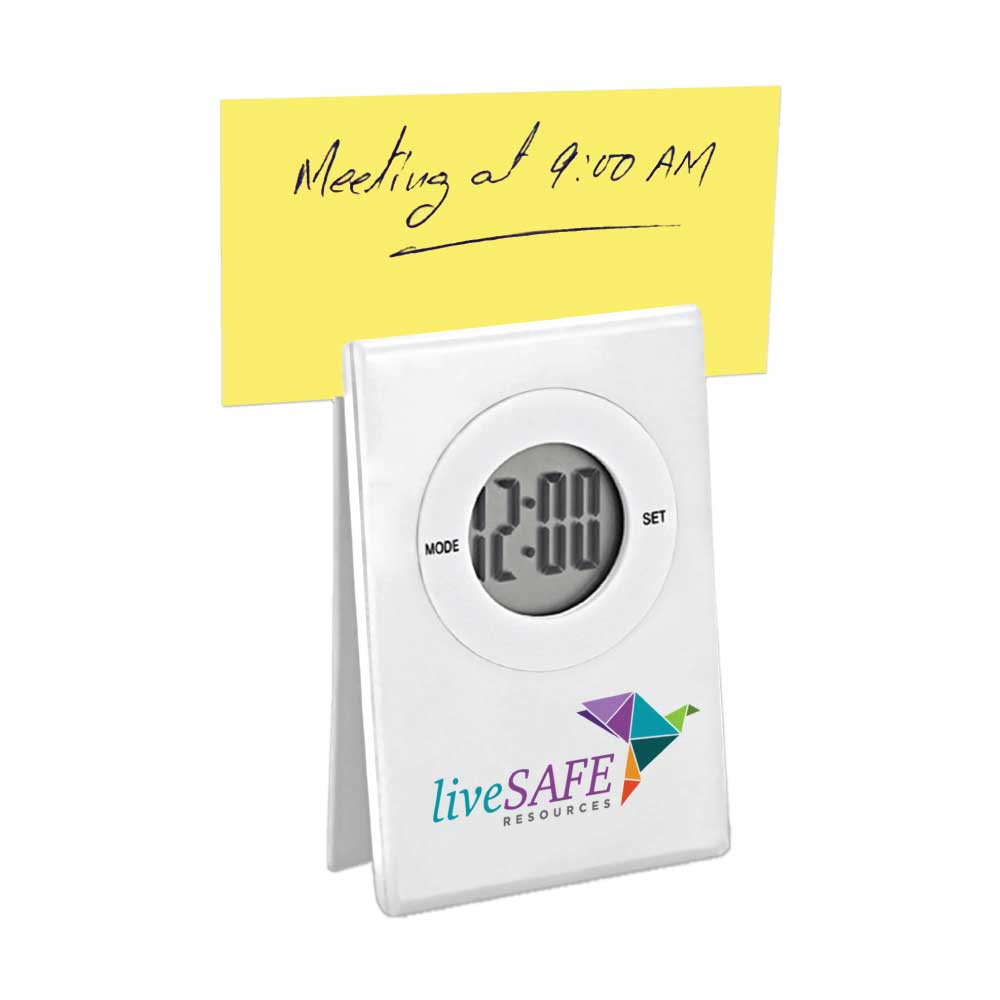 Table Clock with Magnetic Clip 6