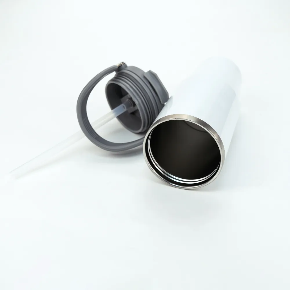 Double Wall Stainless Steel Tumblers with Handle & Straw – 900ml 1