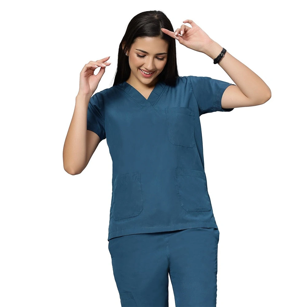 Medical Scrub Suit – Teal Blue