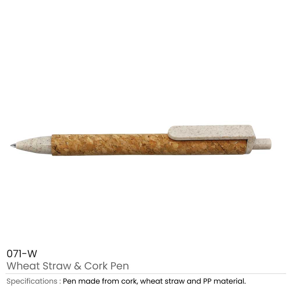 Wheat Straw and Cork Pens 7