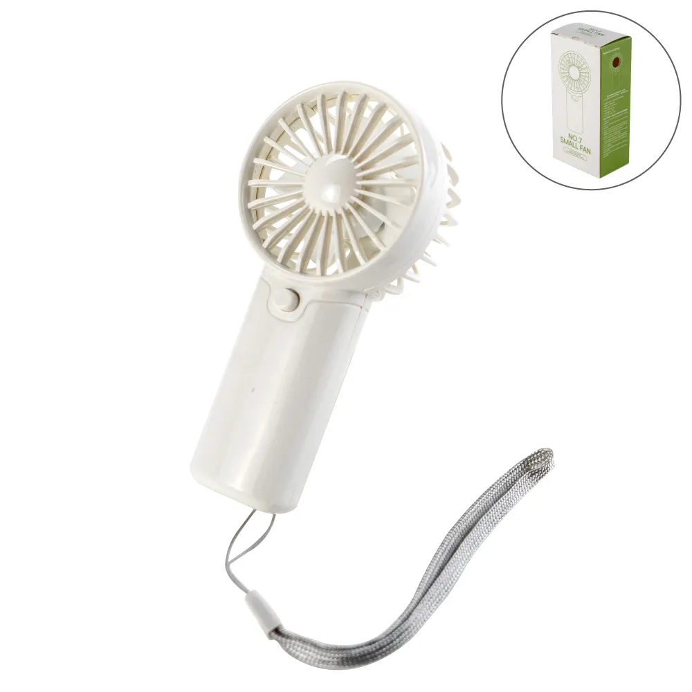 Portable Hand Fan with Lanyard Lace – White Color 7