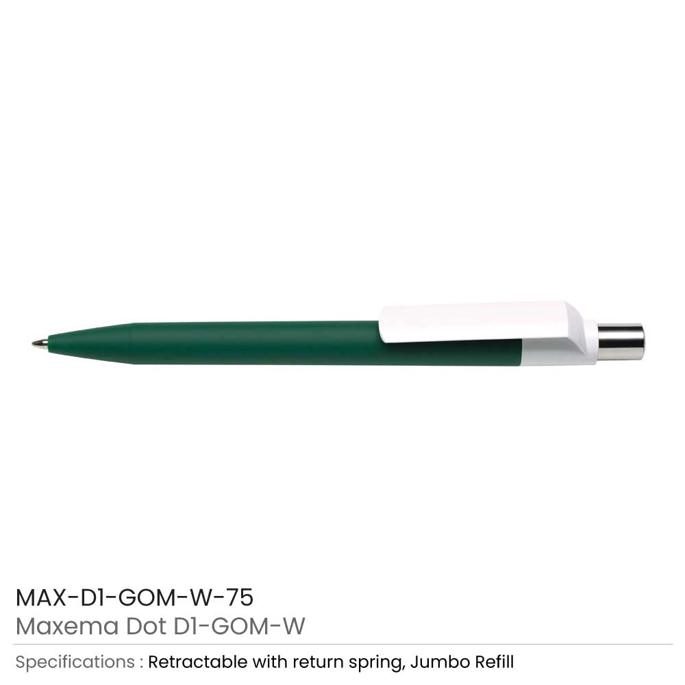 Maxema Dot Pens GOM White 16