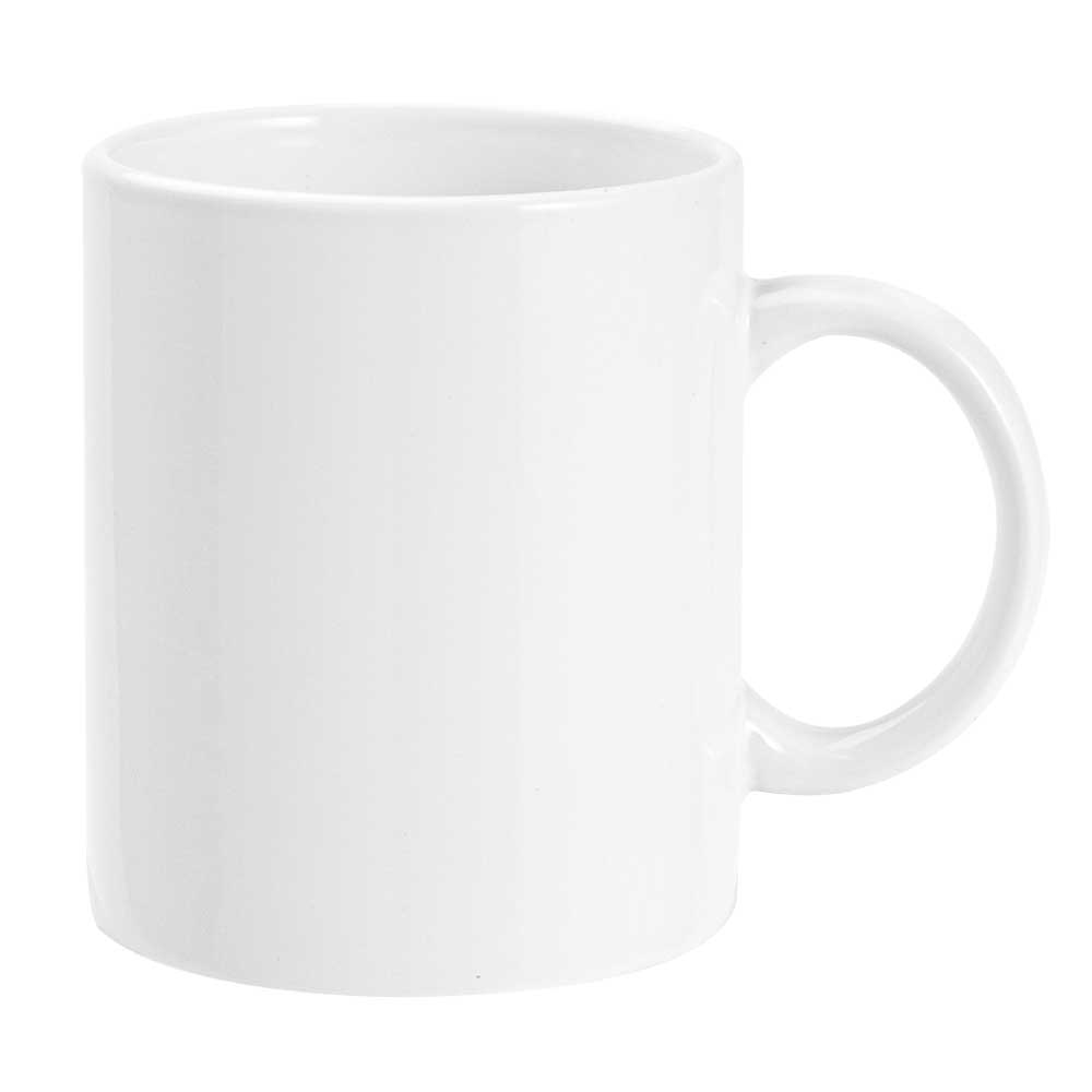 White Ceramic Mugs (325 ml) – Yoga Day Edition 4