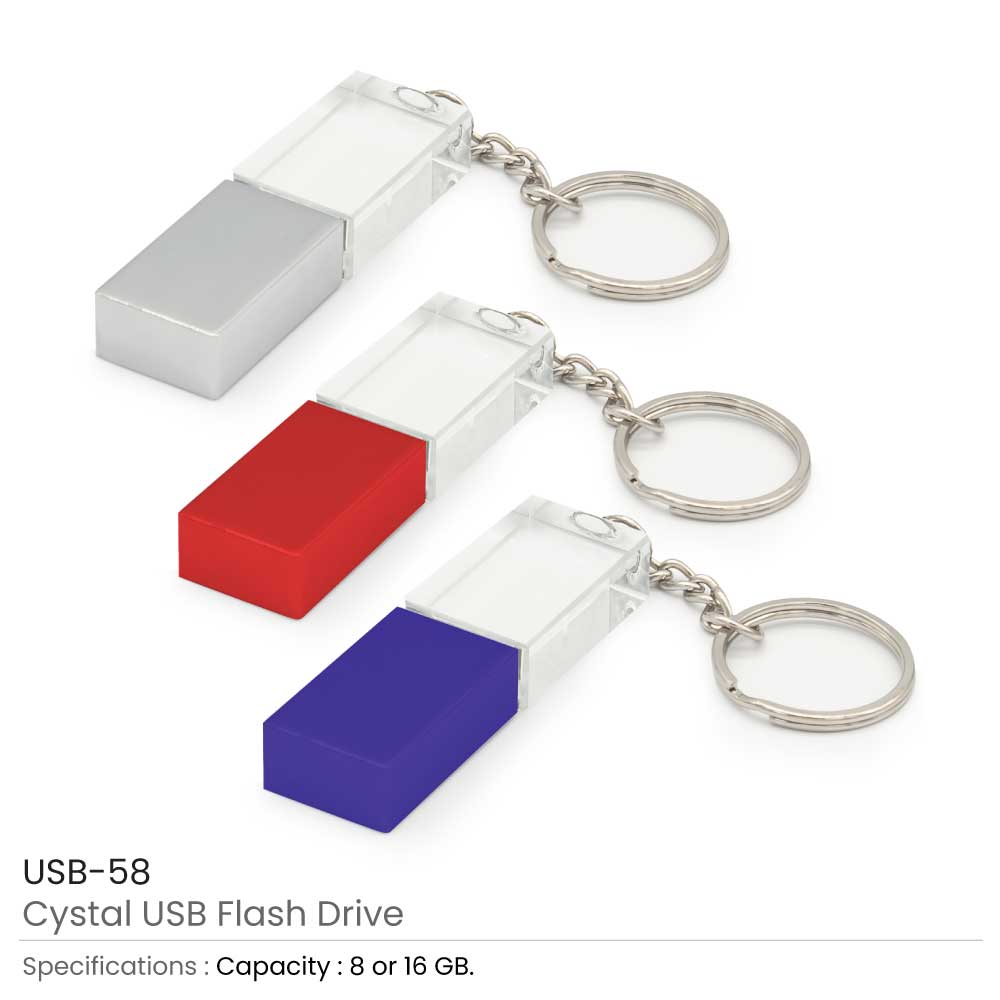 Promotional Crystal USB Flash Drives 3