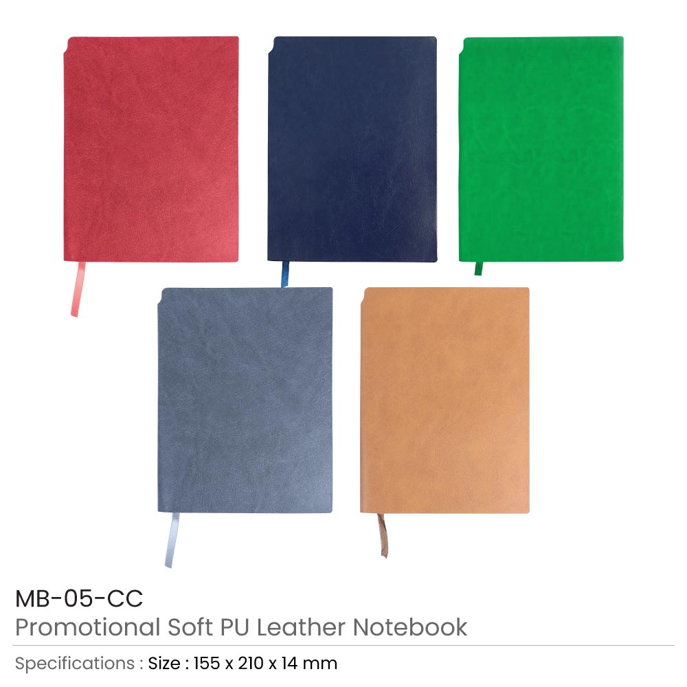 PU Leather Notebooks A5 size 7