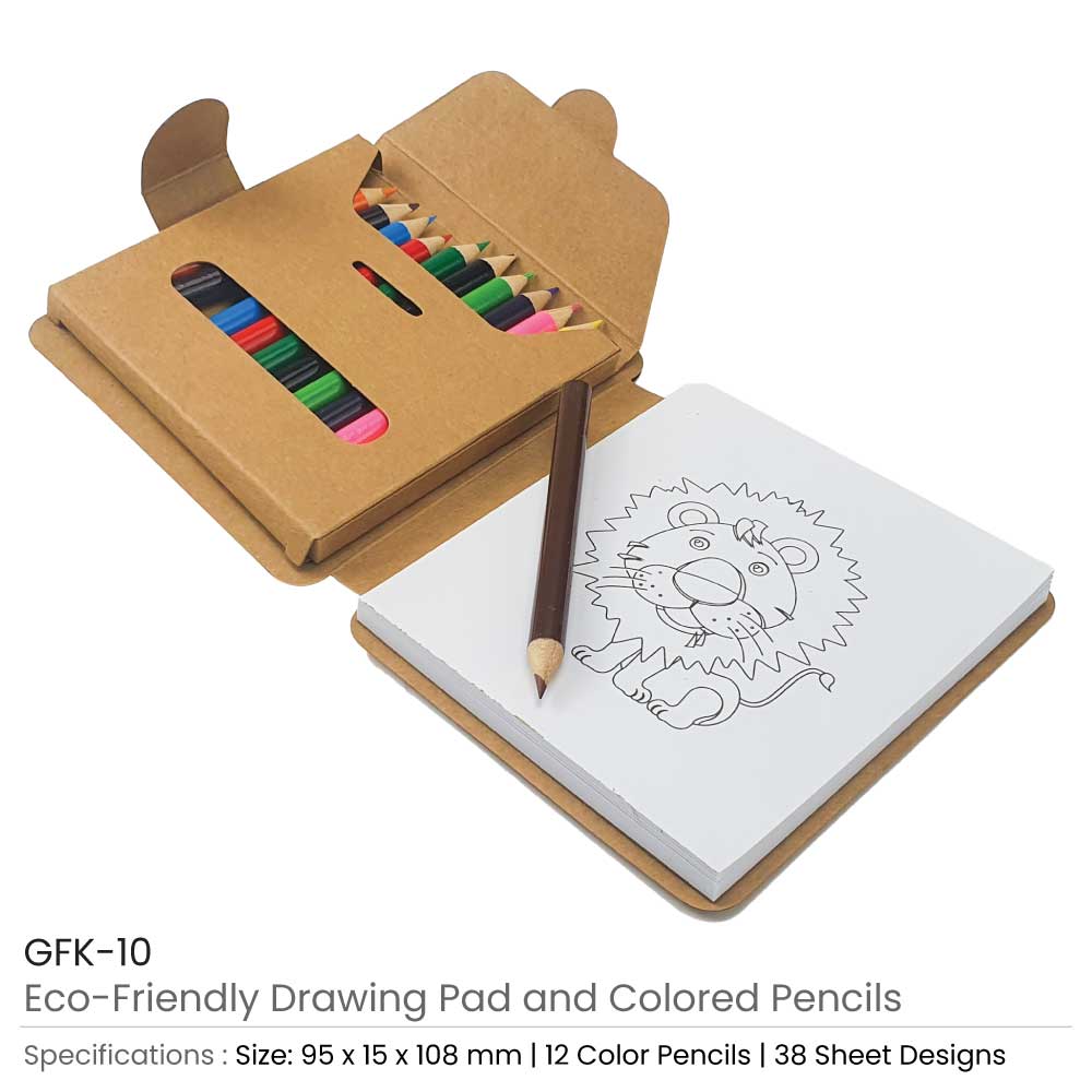 Drawing Pad with Color Pencils 2