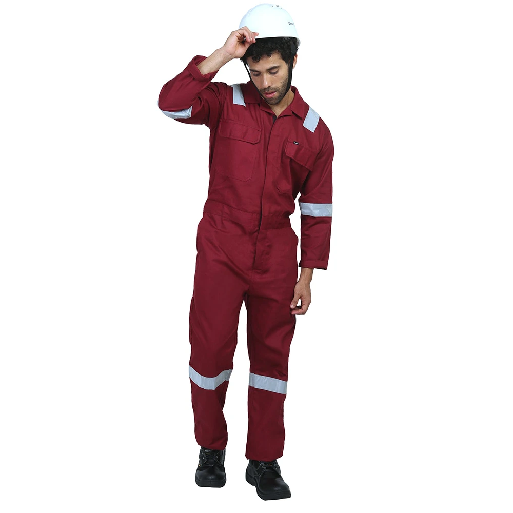 Coverall with Reflective Tape Maroon 5