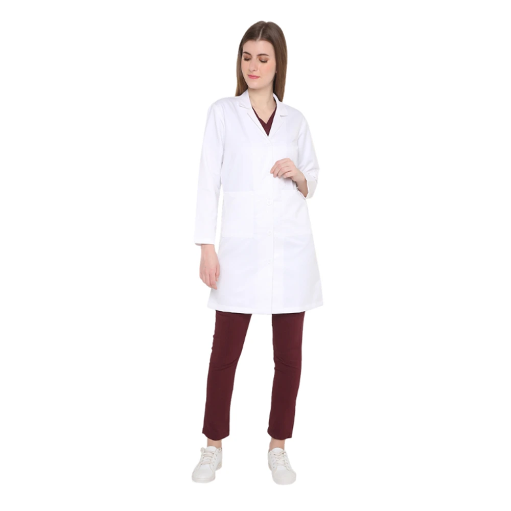 Long Doctor Apron Coat / Lab Coat – Full Sleeves 2