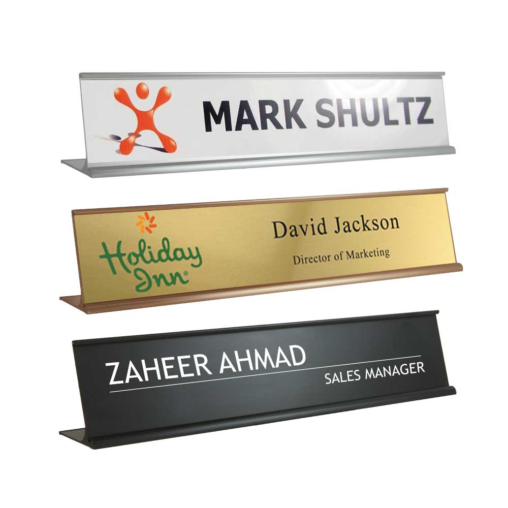 Desk Sign Holders Silver DSH-11 6