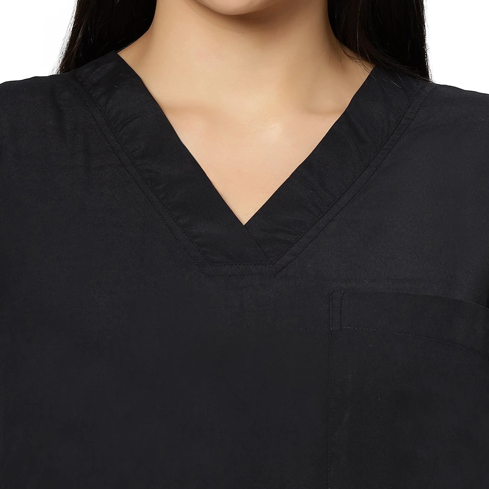 Medical Scrub Suit Black 5