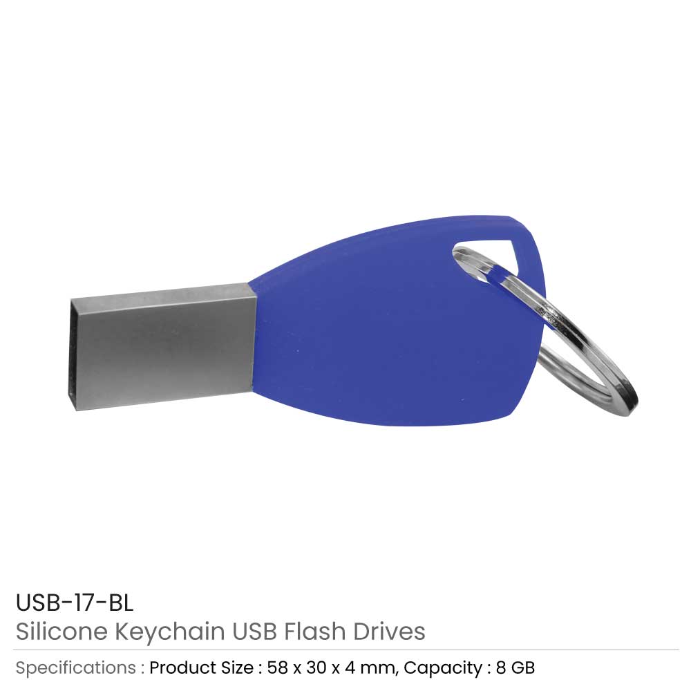USB Flash Drive Silicone Keychain 8