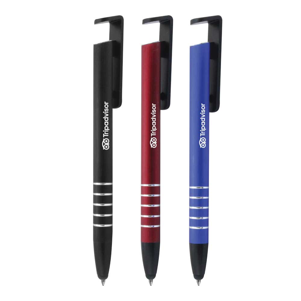 3 in 1 Metal Pen with Stylus & Phone Holder 7