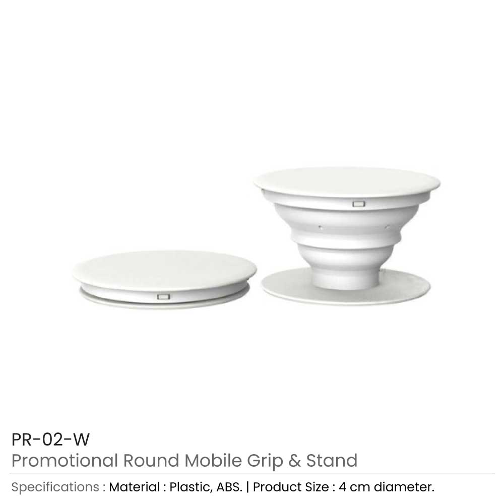 Round Mobile Grip and Stand 5