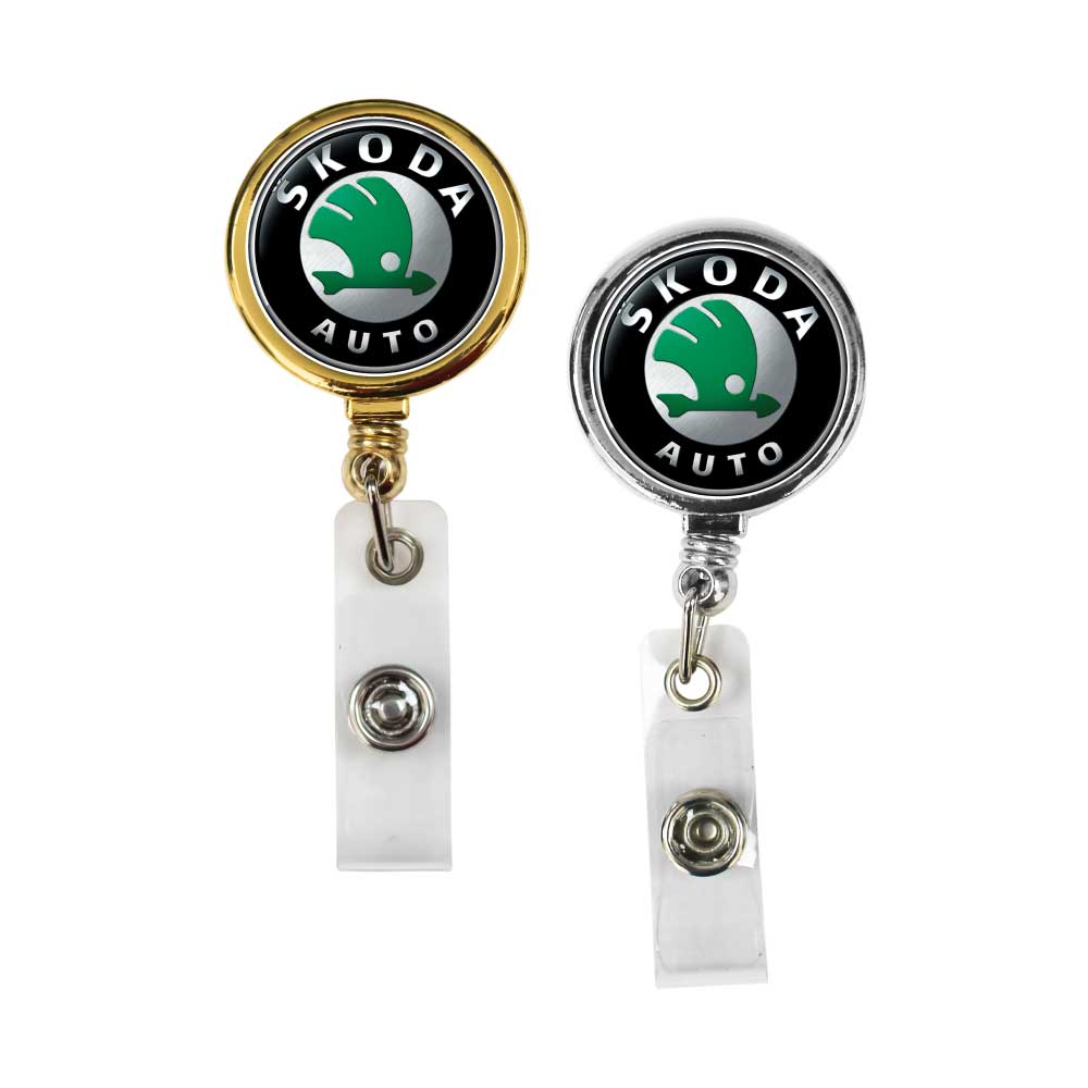 Round Gold Reel Badge Metal 5