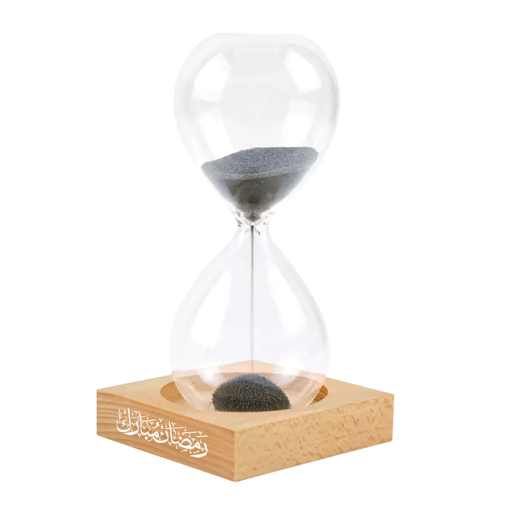 Magnetic Sand Timer with Wooden Base – Ramadan Gifts 9
