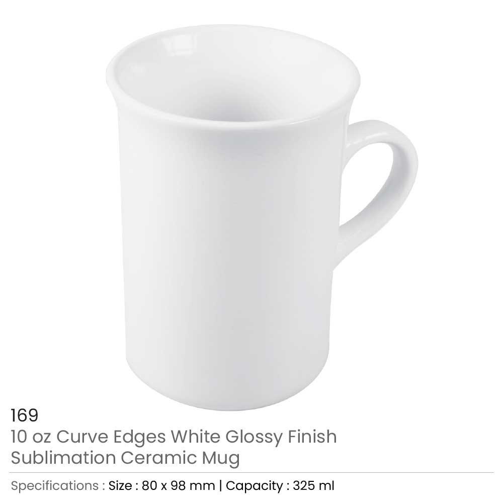  Sublimation Mug With 7 UP logo Sublimation Mug 10oz Curve Edge 2