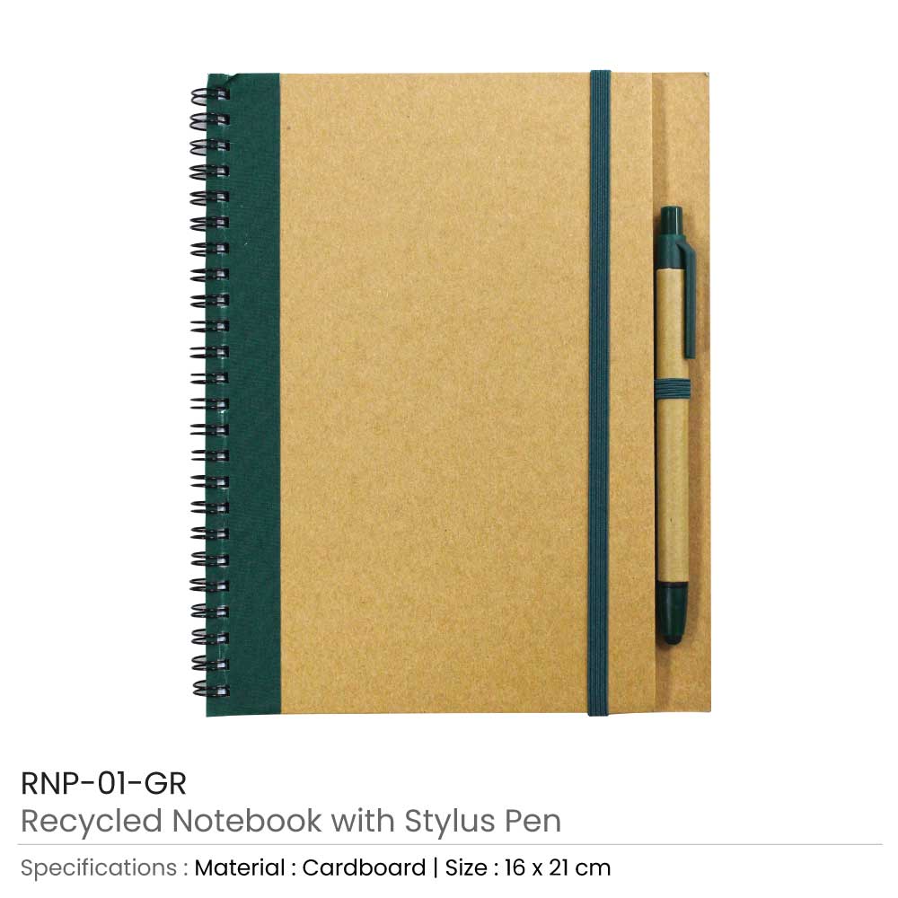 Recycled Notebook with Pen 5