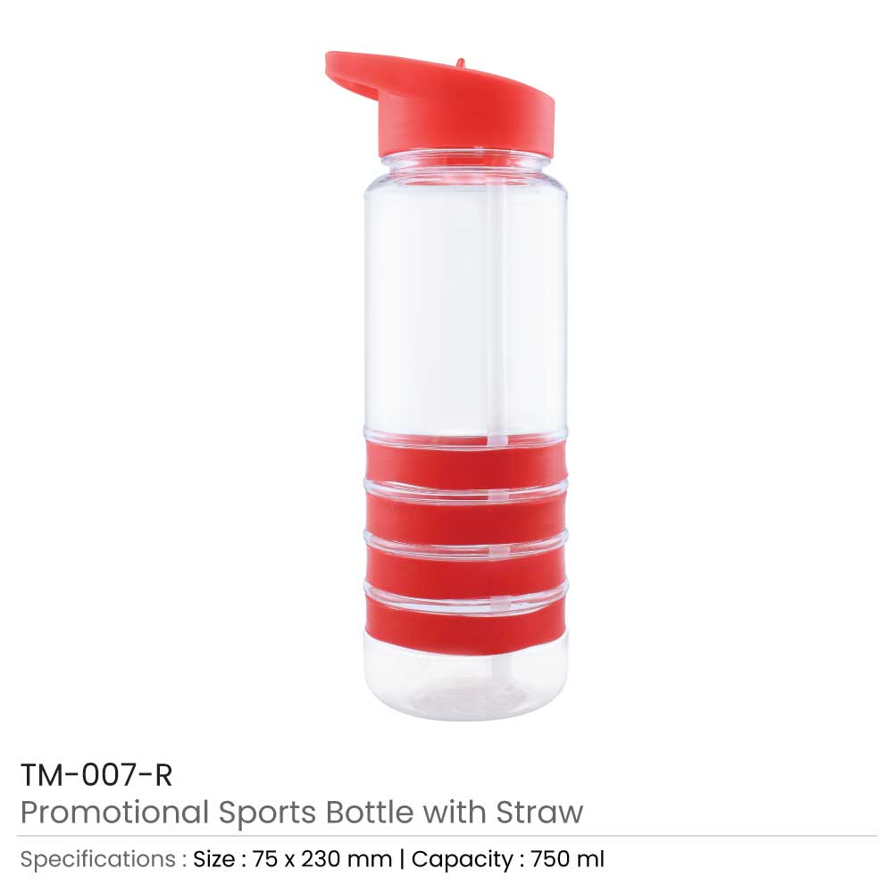 Sports Water Bottle with Straw 5