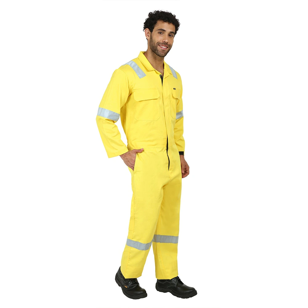 Coverall with Reflective Tape Yellow 5