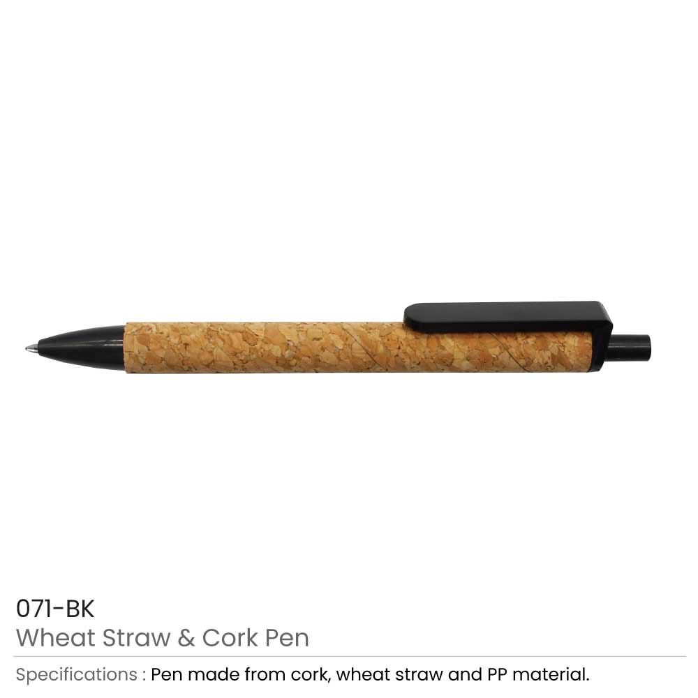 Wheat Straw and Cork Pens 2