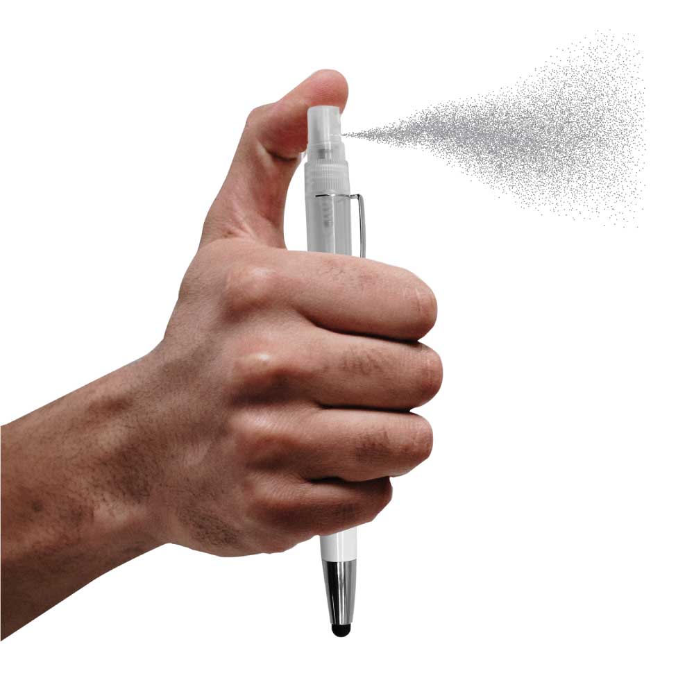 Pen with Stylus and Sanitizer Spray  3