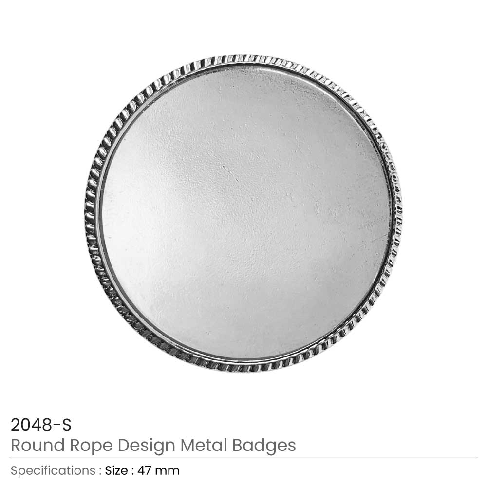 Round Metal Badges 2