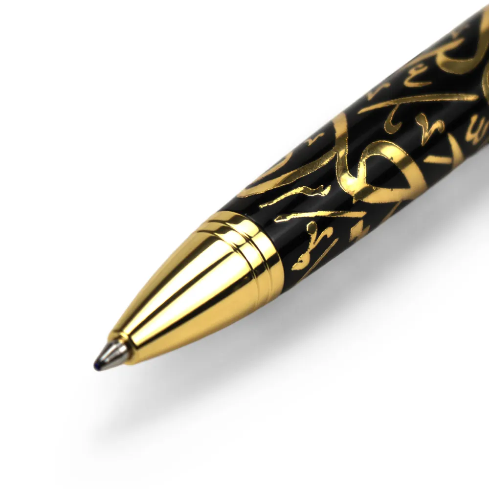 Emirati Prestige Metal Pens with Arabic Calligraphy & UAE Falcon Edition 6