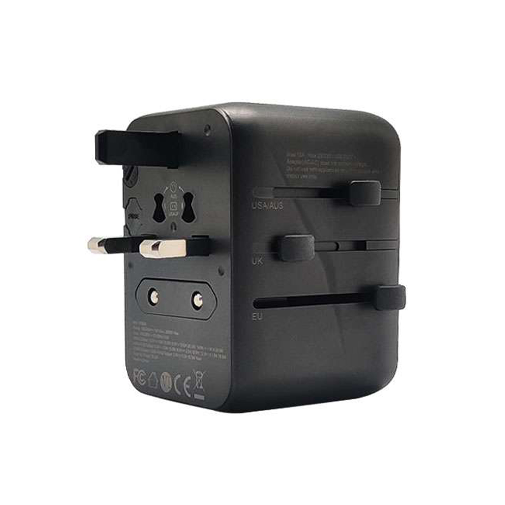 World Travel Adapter With 20W PD  2