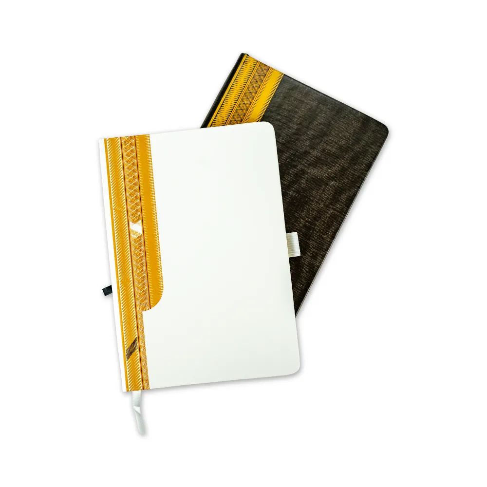 Arabic Bisht Style Notebooks, A5 Size, Elastic Band, Bookmark & Pen Holder 7