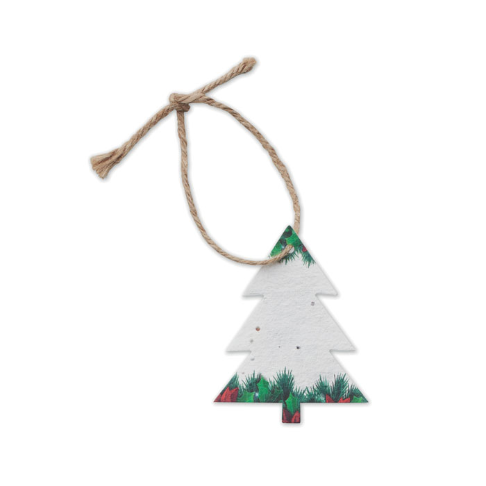 Seed paper Xmas ornament 2