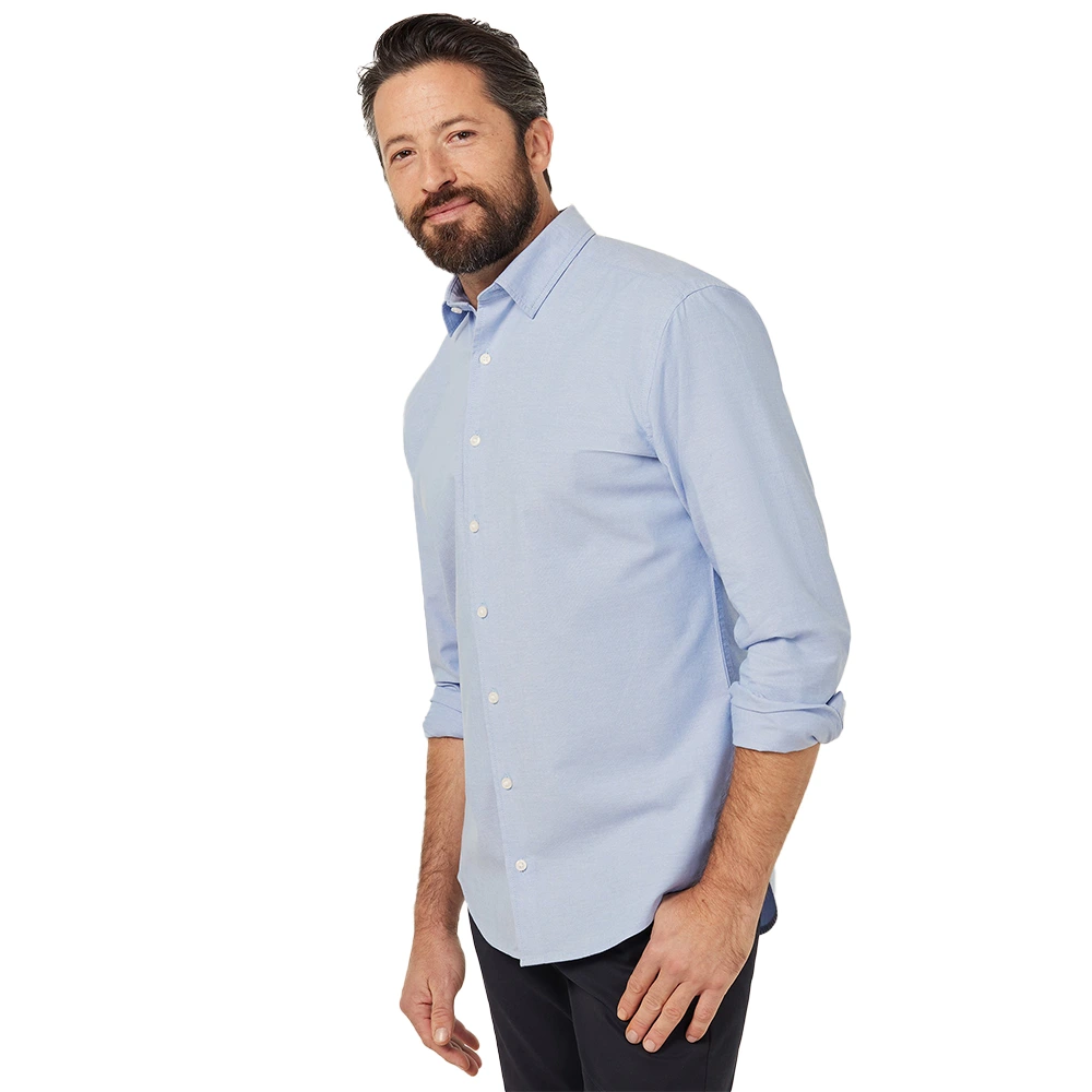Men's Long Sleeve Shirt - Light Blue 2