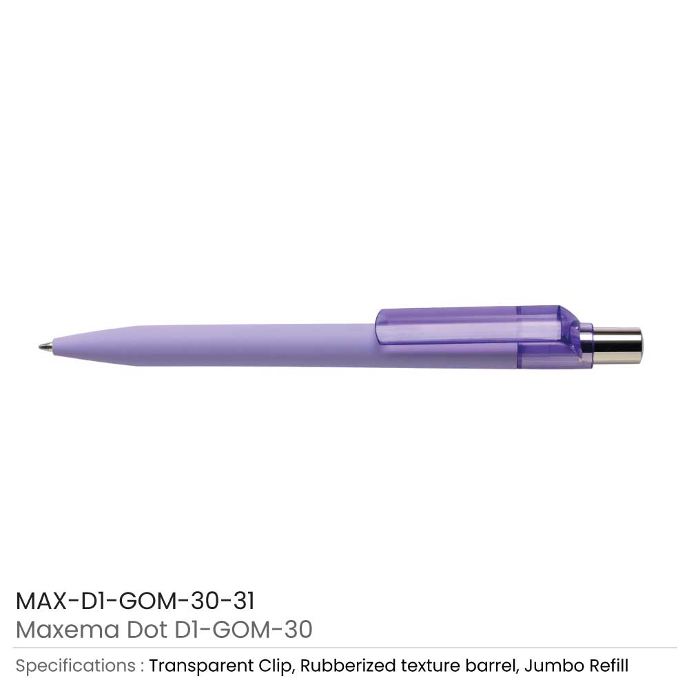 Dot Pens with Transparent Clip 18