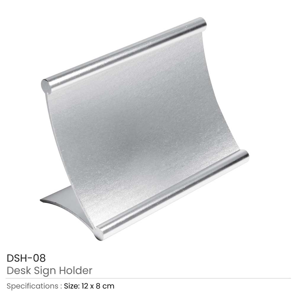 Metal Desk Sign Holders 2