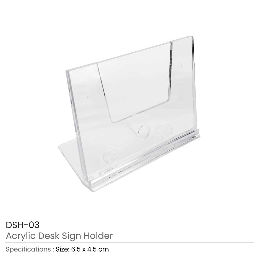 Acrylic Desk Sign Holders  2