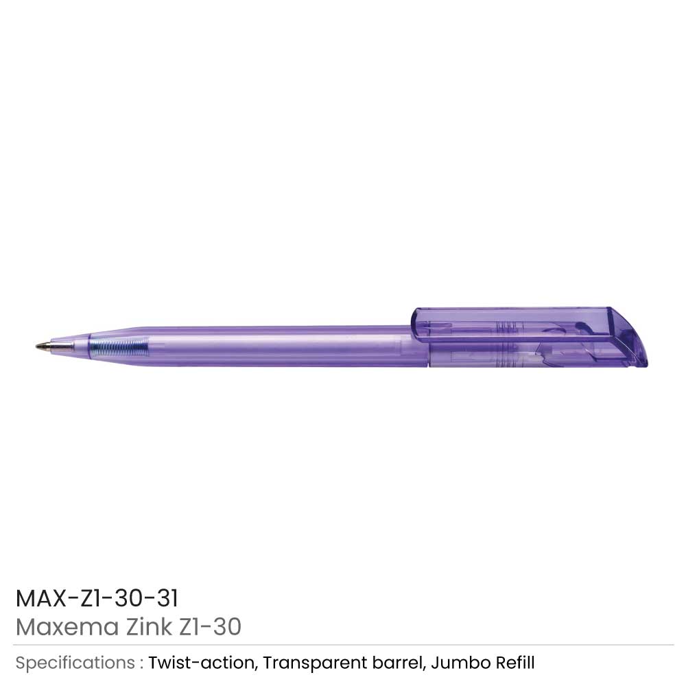 Maxema Zink Pens Transparent body 8