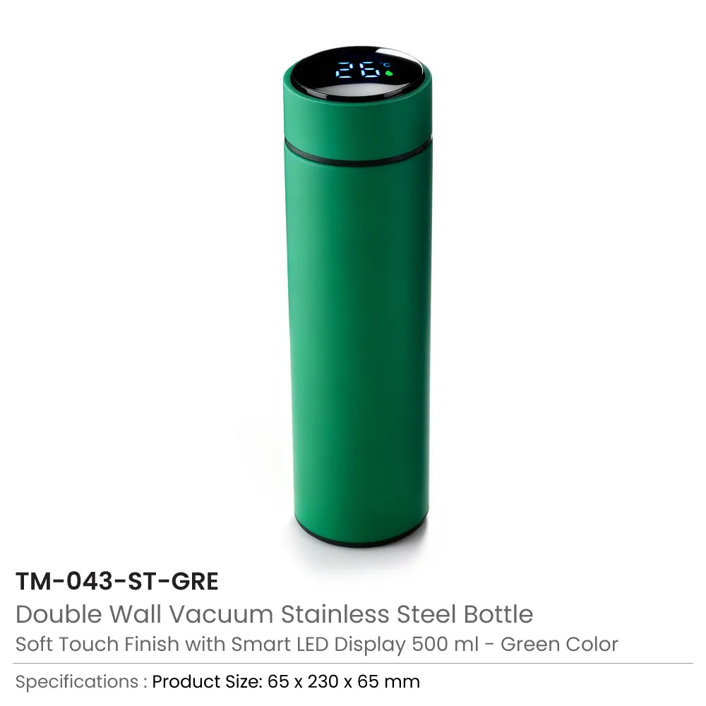 Smart Temperature LED Display Bottles in Soft Touch Finish – 500ml 3