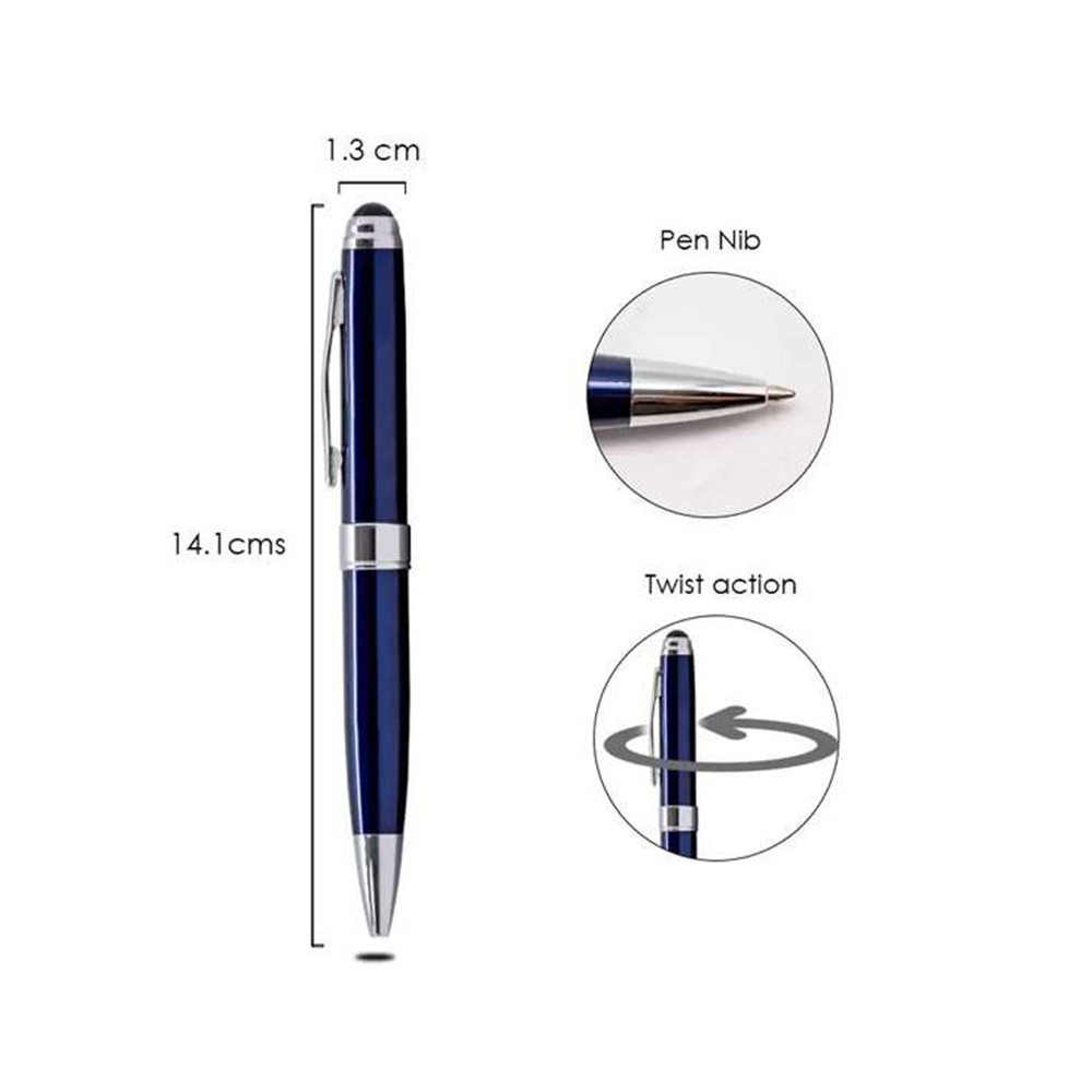 Ballpoint Pen with Silver Trimmings 3