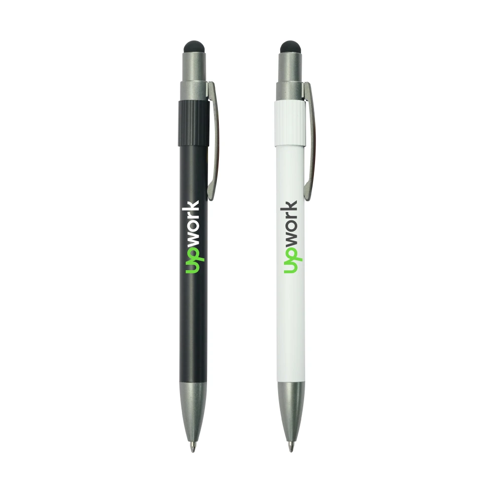 Stylus Metal Pens with Spinner – Push Button (Blue Ink) 6