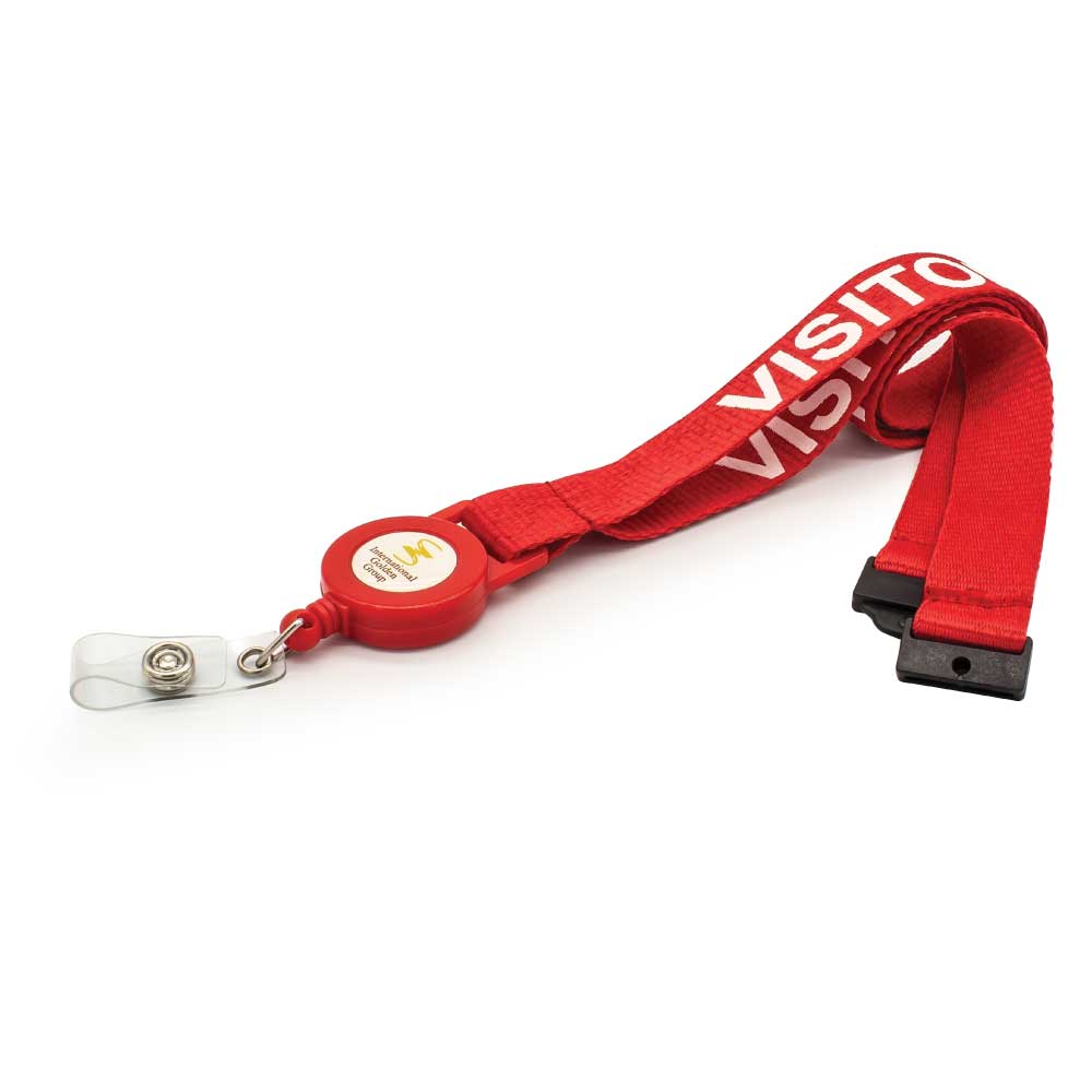 Lanyard with Reel Badge and Safety Lock  5