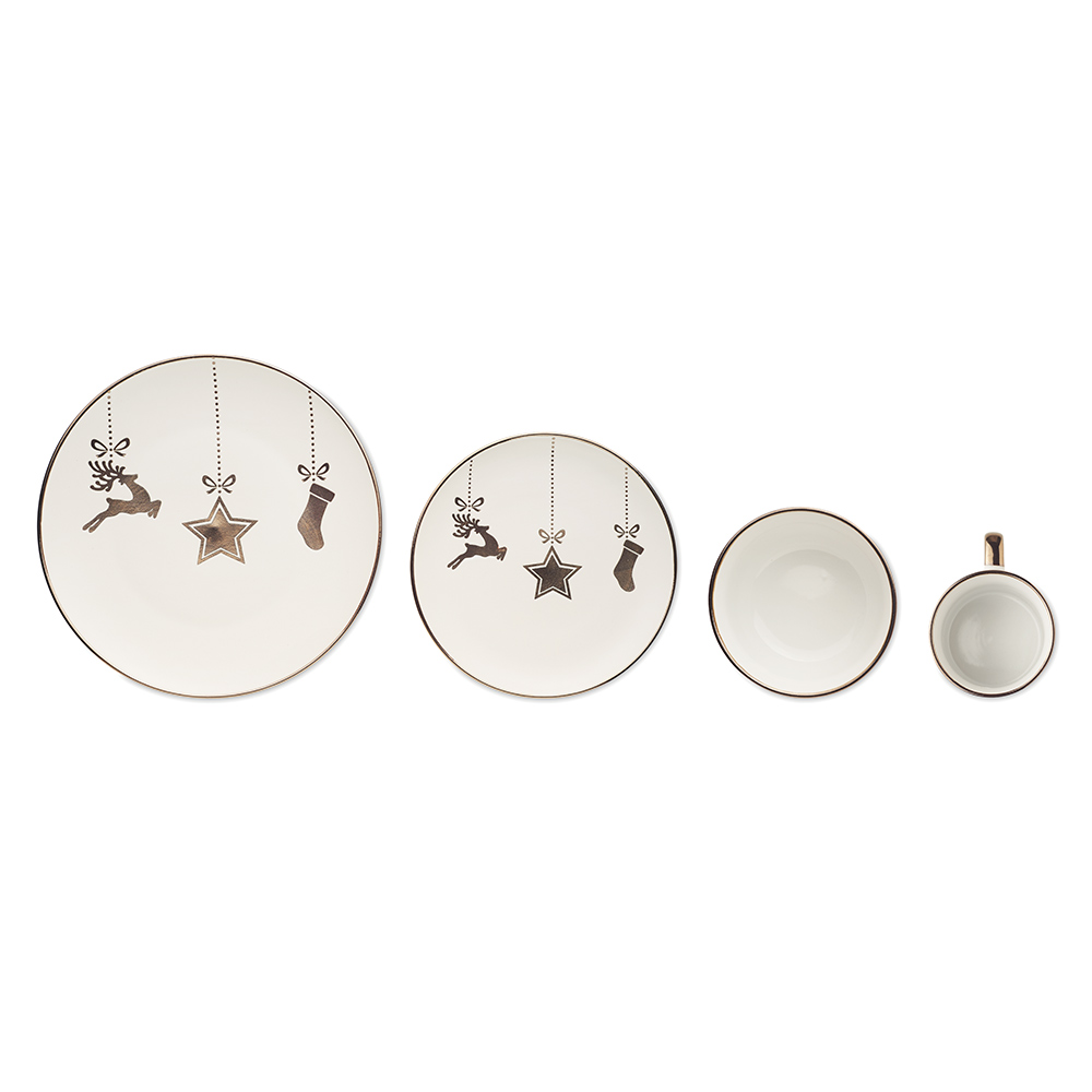 Christmas 4-Piece Ceramic Place Setting 3